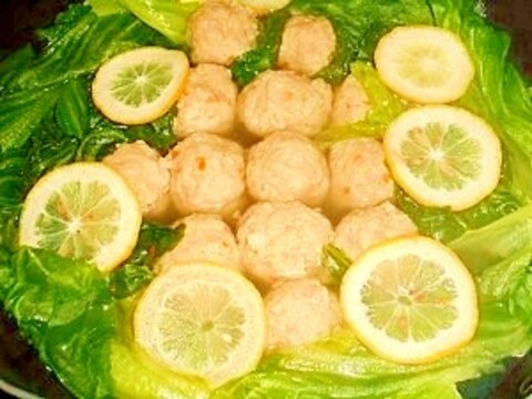 鶏つくねレタス☆レモン鍋